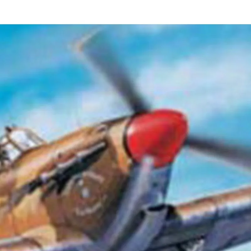 1/24 Trumpeter 02416 Hawker Hurricane Mk.IIC Trop Model Samolotu Myśliwskiego do Składania dla Entuzjastów Lotnictwa