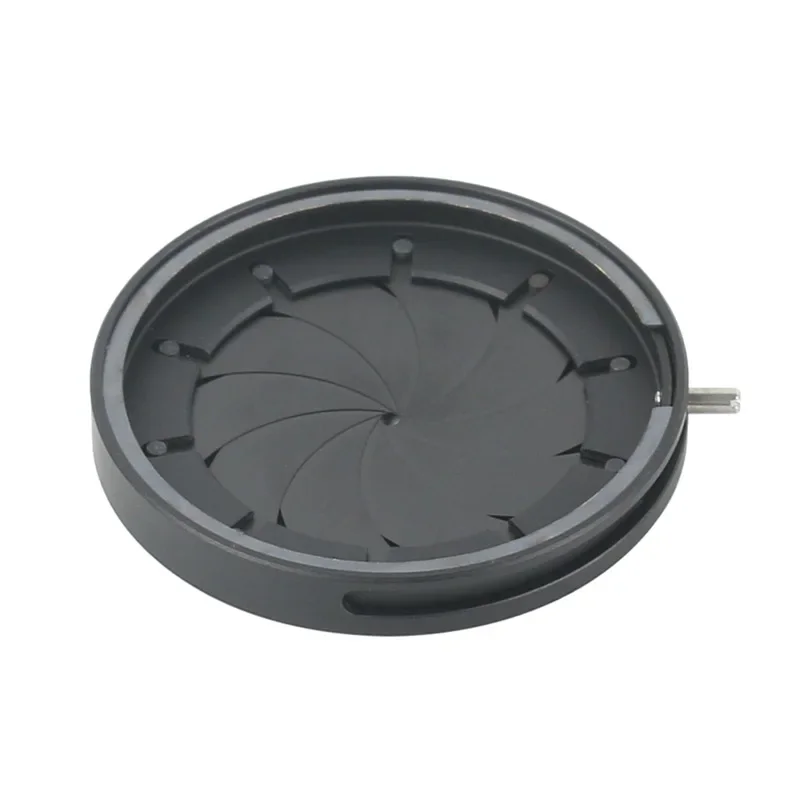 Amplifying Diameter 1-29mm 10 Blades Zoom Optical Iris Diaphragm Aperture Condenser  For Digital Camera Microscope Adapter