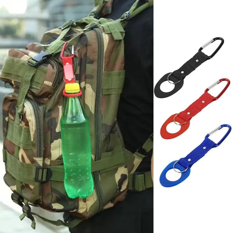 

Kettle Hanging Buckle Carabiner Silicone Sports Water Bottle Holder Outdoor Camp Camping Portable Outdoor Elements