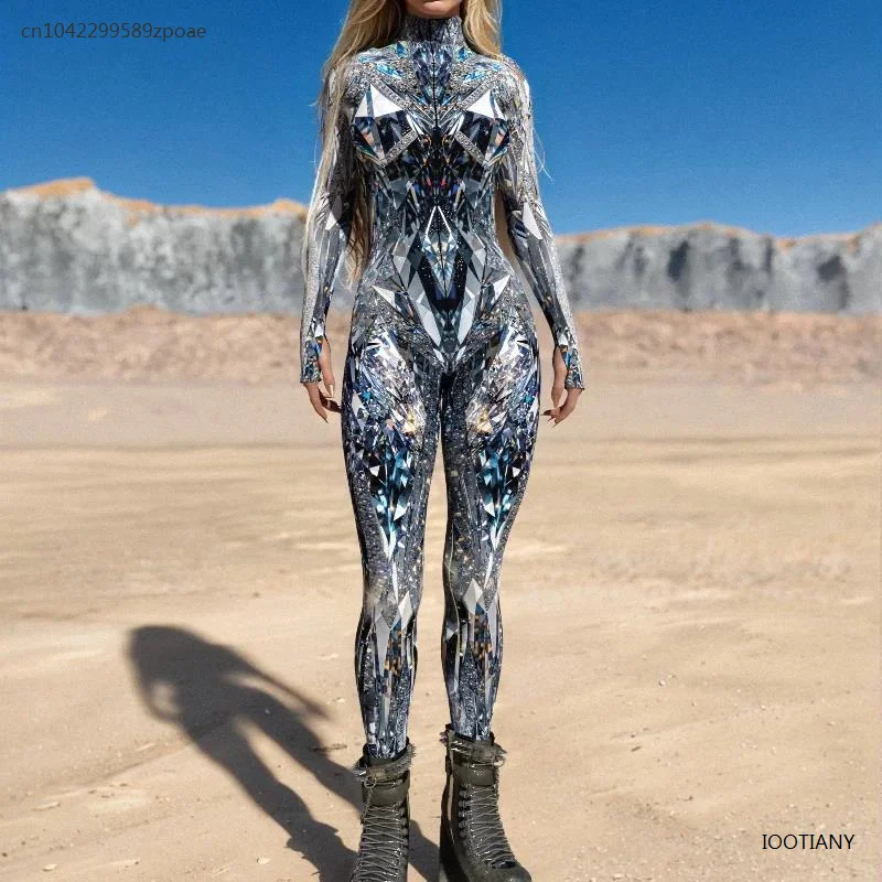 Garnitur Zentai dla kobiet Burning Man Festival Catsuit impreza z okazji Halloween ubrania karnawał Morphsuit Cosplay unikalny kostium kombinezony