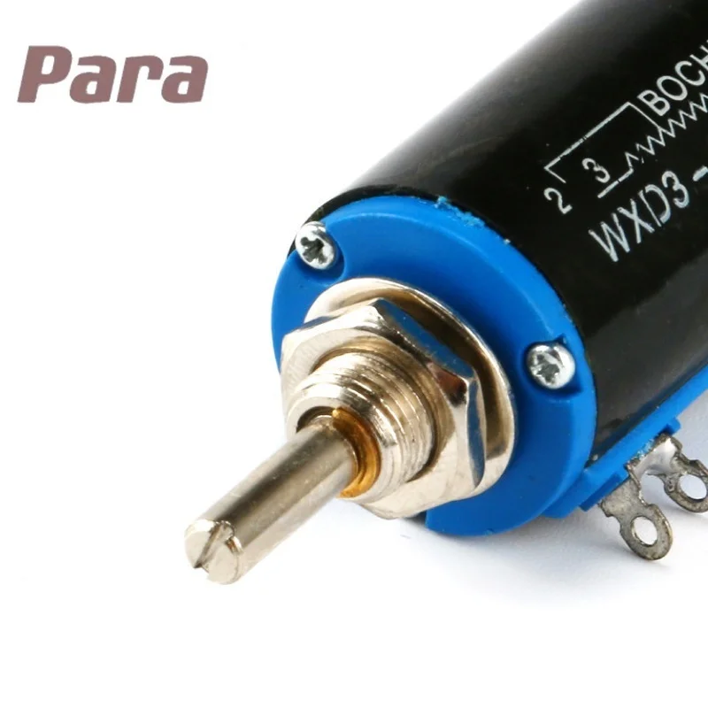 WXD3-13-2W 1K 2.2K 4.7K 5.6K 10K 22K 47K 220R 470R 220 470 ohm WXD3 WXD3-13 2W Wirewound Multi-Turn Potentiometer Rotary Switch