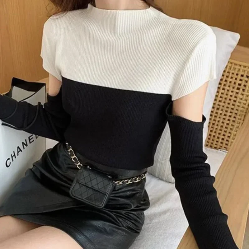 Cotton Tops Woman Slim Long Sleeve T Shirt for Women Korean Popular Clothes Fashion Clothing Female Trending Clearance Y2k Style