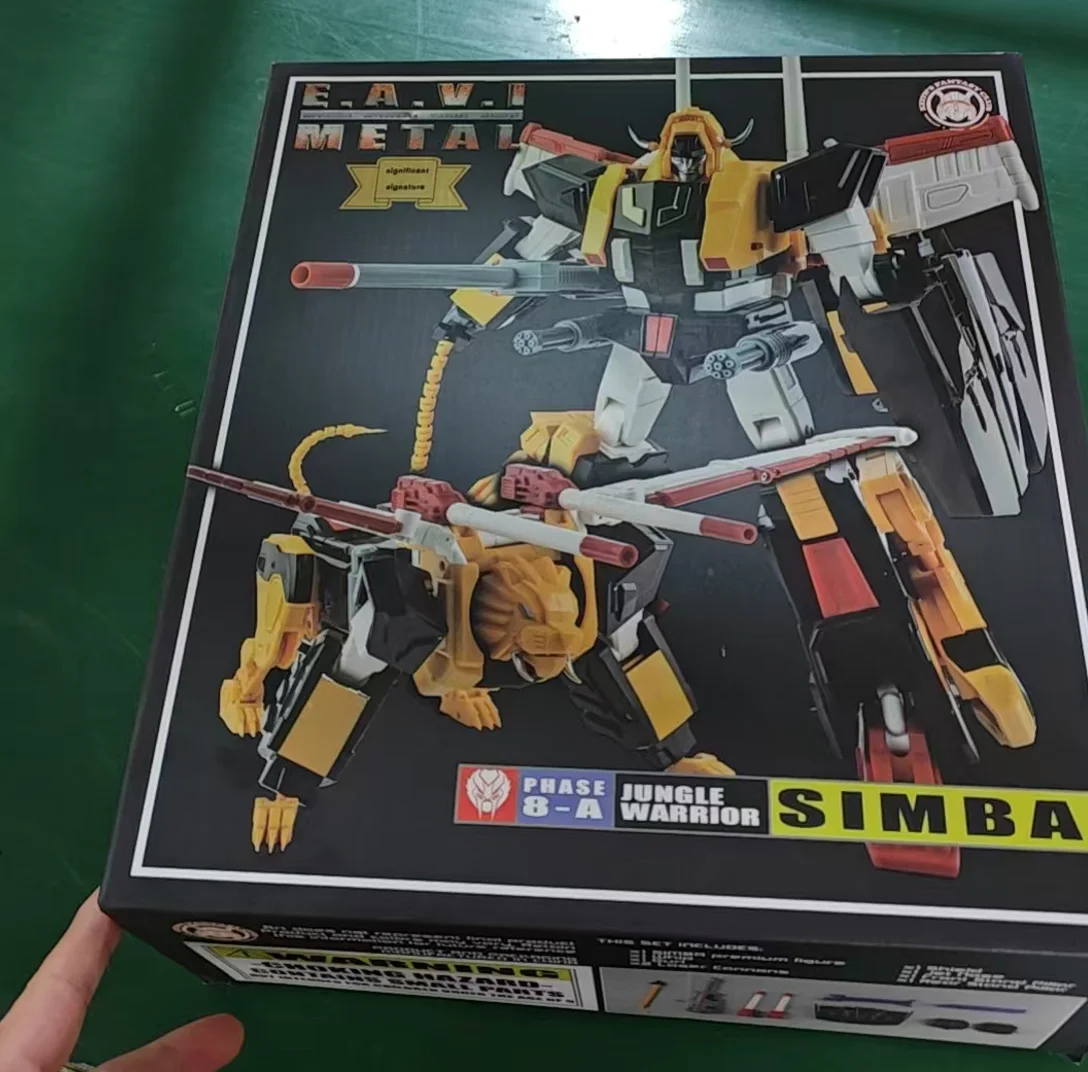 

Игрушки KFC Transformation E.A.V.I. Металлическая фигурка Simba Victory Leo, серия 8A
