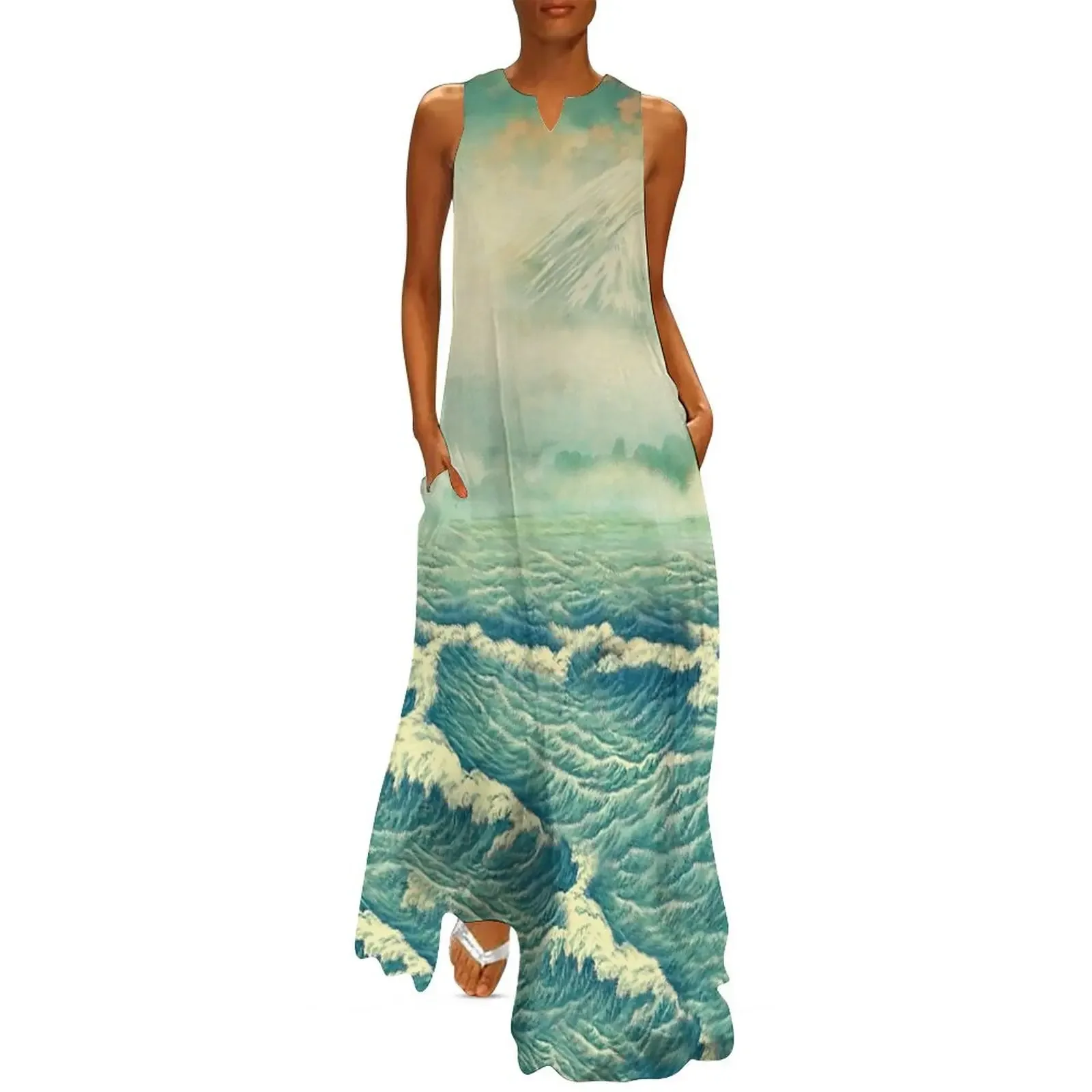 

Returning to Naira - Nature Landscape Long Dress women clothes Dress