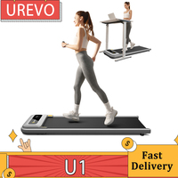 UREVO U1 Under Desk Walking Treadmill, 42x125cm Running Area, 2.25HP Motor, Max Load 120kg, LED Display, for Home