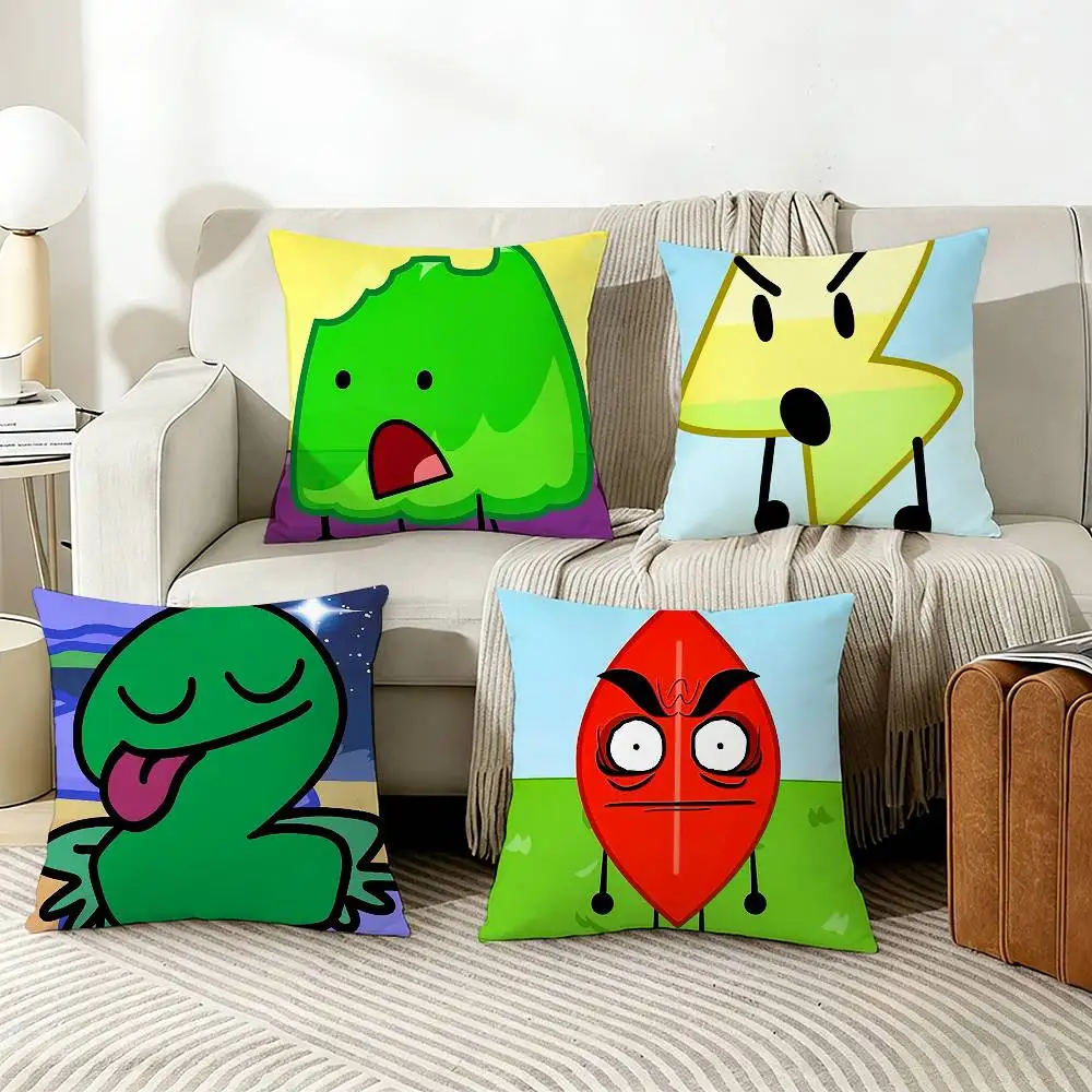 

B-Battle for Dream I-Island BFDI Various Sizes Square Pillow Case For Car Home Bedchamber Decor