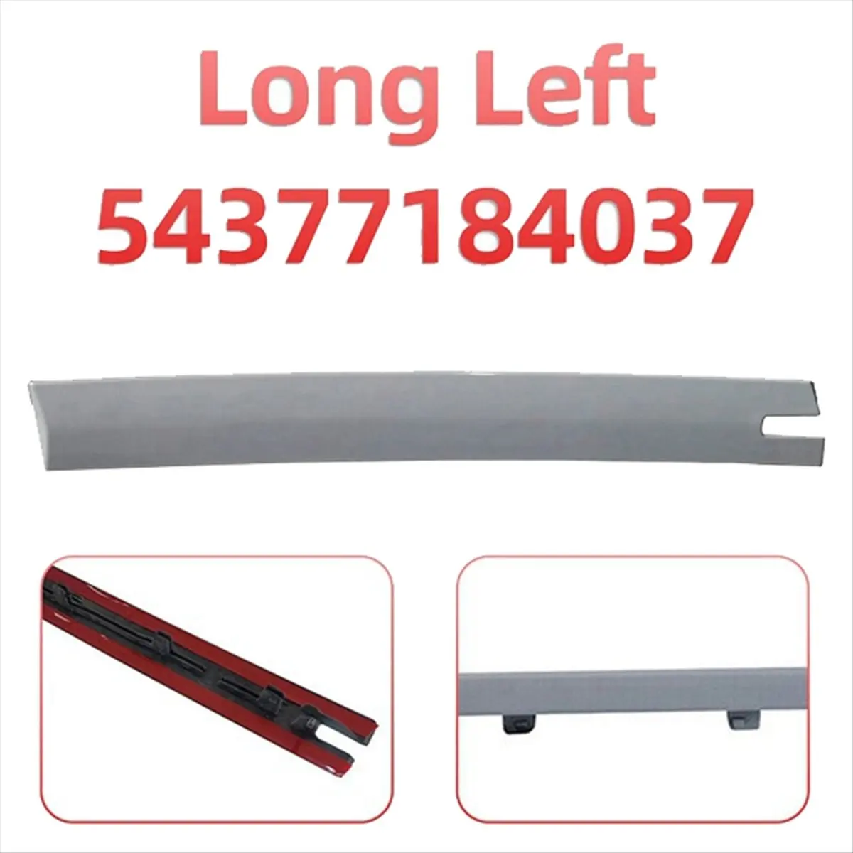 #21Q (Gray)Car Roof Top Hinge Cover Left Right Clips 54377184047 for BMW,Automotive Parts & Accessories