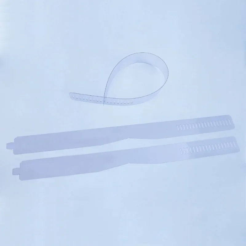 100szt Hurtownia Pvc Przezroczysty kołnierzyk koszuli Taśma odzieżowa Plastikowy kołnierzyk Brace Collar Stays