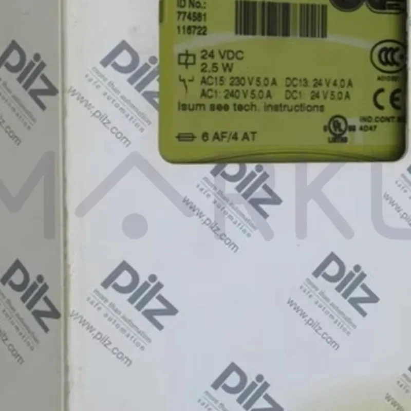 

New Original Ready Stock New in Box Pze X4v 1/24vdc 4n/o Fix 774581 Safety Relay