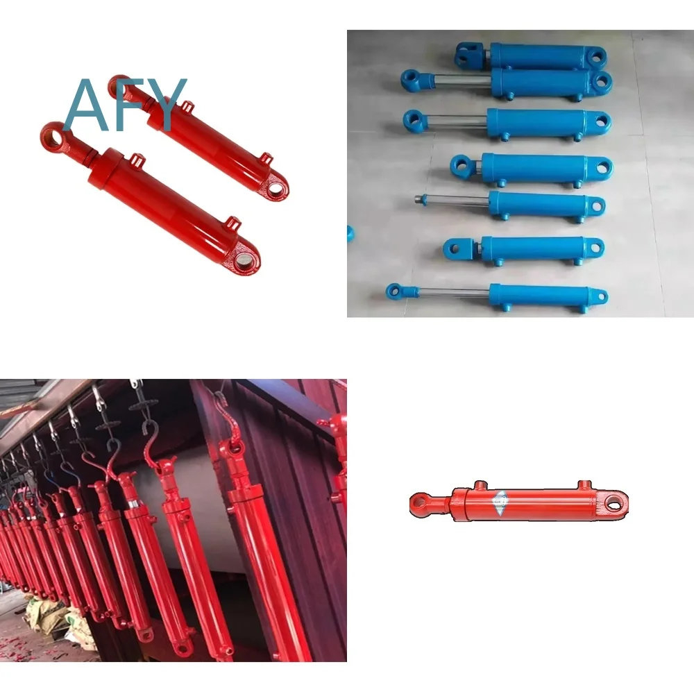 5 Ton Mini Double Acting Hydraulic Cylinder for Excavator Loader Backhoe Skid Steer Tractor Machinery Equipment Construction