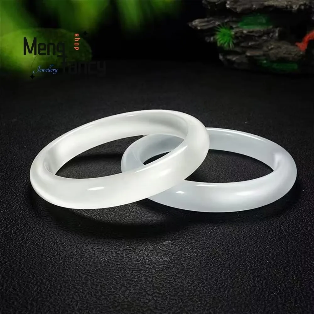 

Natural High-ice White Moonlight Cat's Eye Stone Bracelet High-grade Fashion Sexy Young Girls Best Selling Luxury Fine Jewelry