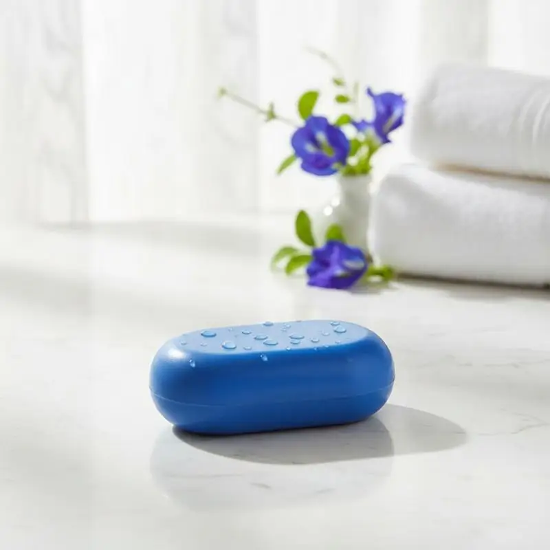 Blue Soap Gentle Deep Cleansing Face & Body Soap Bar Natural Long-lasting Fresh Scent Daily Bath Soap