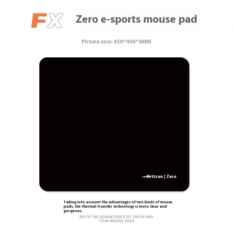 2024 New Artisan Fx Zero Fx Feiyan Fiber Waterproof And Sweatproof Oversized Computer Mouse Pad Office Gaming Mouse Pad