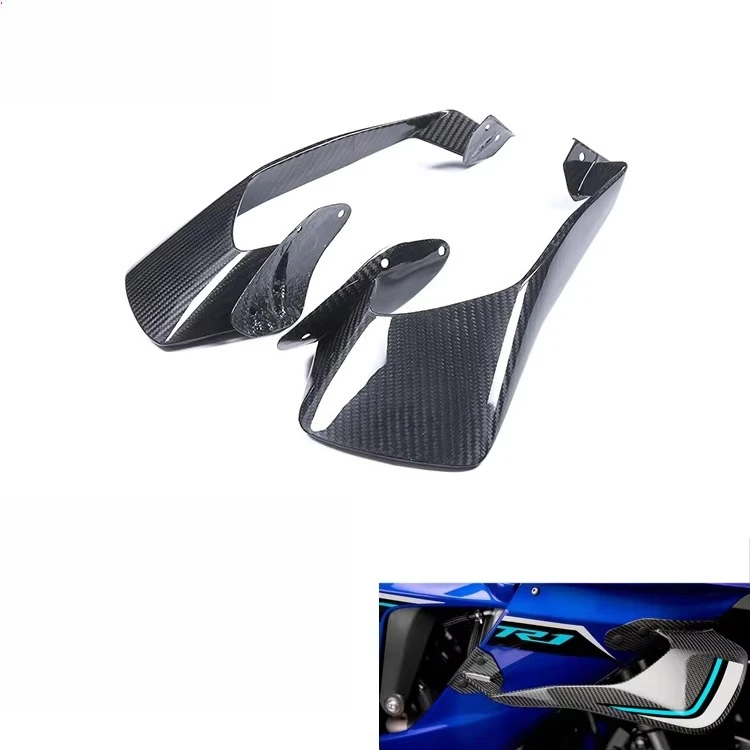 

AKOSO R1 2025 Carbon Winglets 3K Dry Carbon Fiber Motorcycle Body Parts Fairings Winglets for R1 R1M 2025
