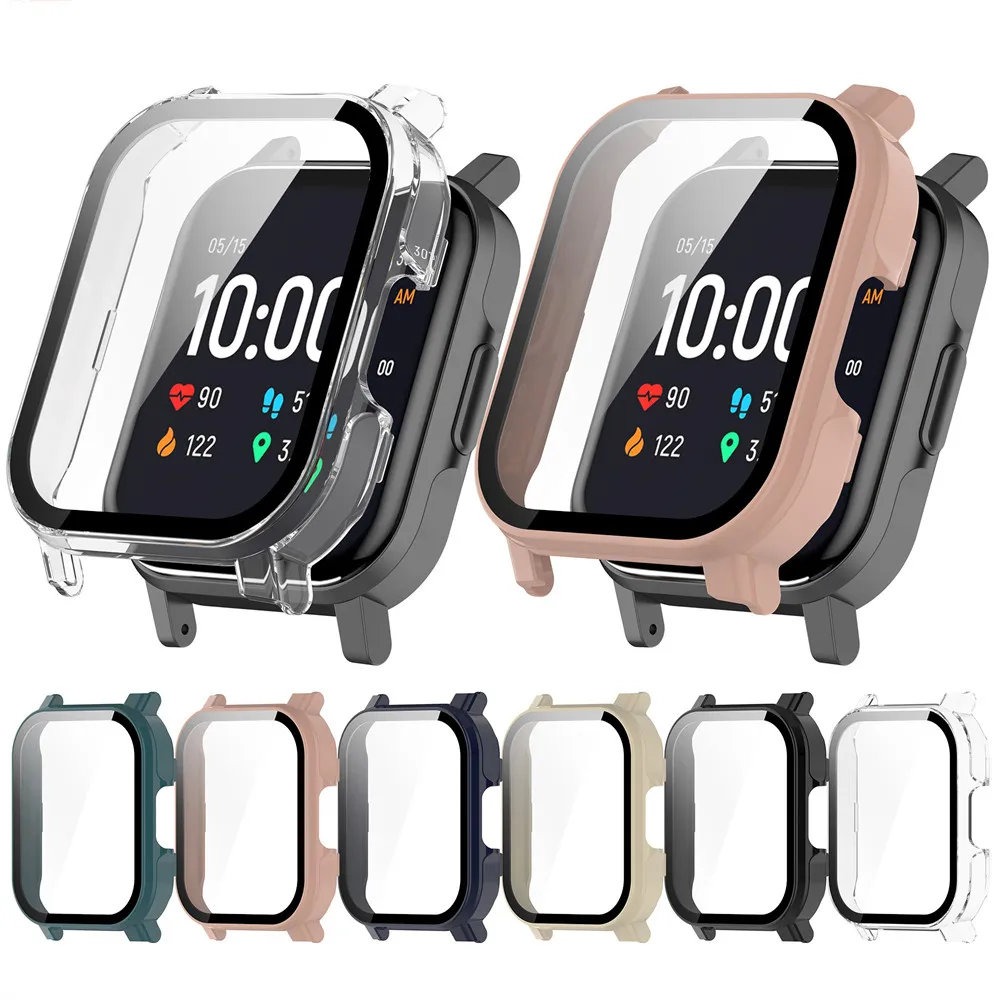 Case Cover and Screen Protector For Haylou Watch 2 LS02 Frame High Quality PC Slim Protective Accessories
