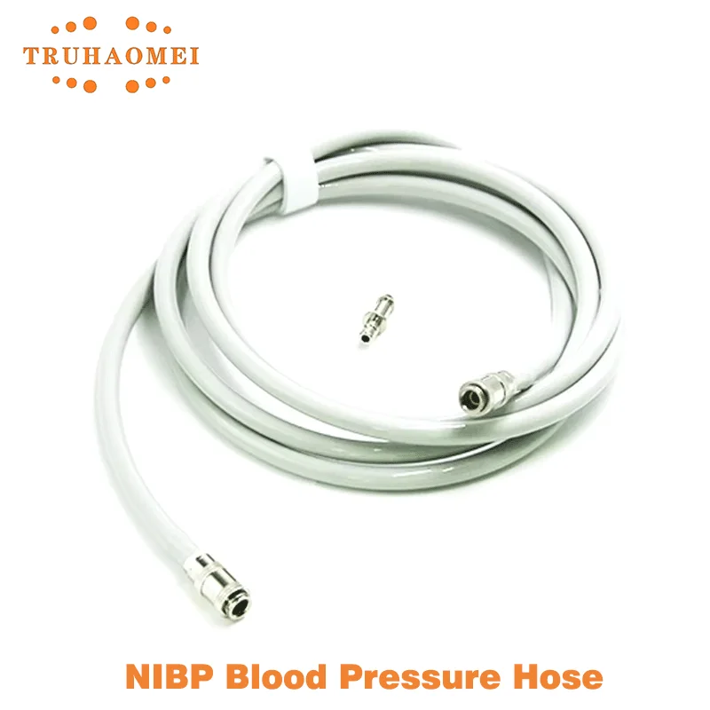 

For Mindray CM1904 Reusable NIBP Hose Blood Pressure Cuff Tubing Air Hose Self Locking Interconnect Single Tube 2.5 Meters