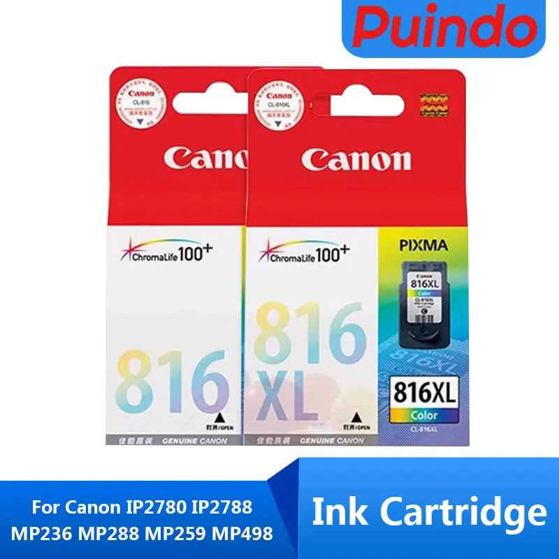 

Original PG-815 PG-816Large Capacity Ink Cartridge For Canon IP2780 IP2788 MP236 MP288 MP259 MP498 MX348 MX358 MX368 MX418 MX428