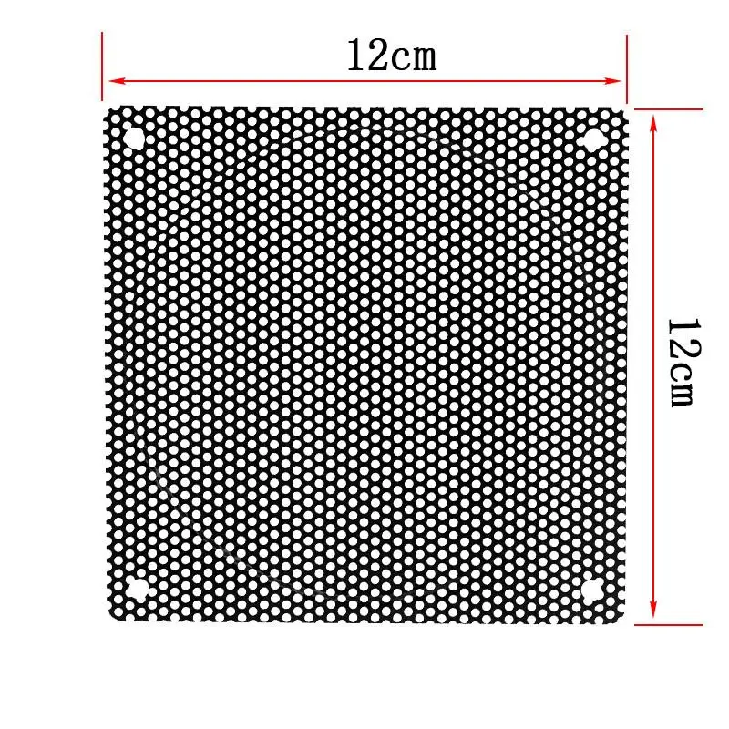 2Pcs For PC Case Fan Chassis – 4.72in Dustproof Protective Grill 120mm Ultra-Thin Metal Dust Filter Mesh Cover