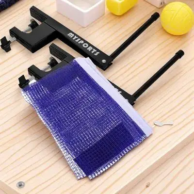 

Table Tennis Net Set Universal Portable Folding Ping Pong Net For Indoor Outdoor Use Retractable Ball Containment Elastic