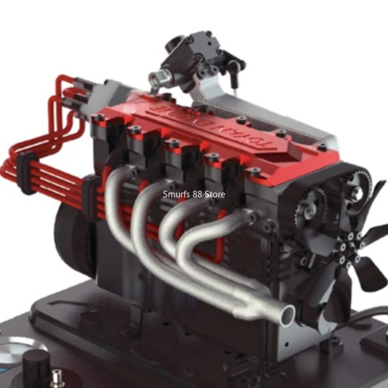 TOYAN L400 Modello di motore in metallo in linea 4 cilindri Modello di motore 14CC Mini motore a combustione interna Giocattoli FS-L400BGD-XP