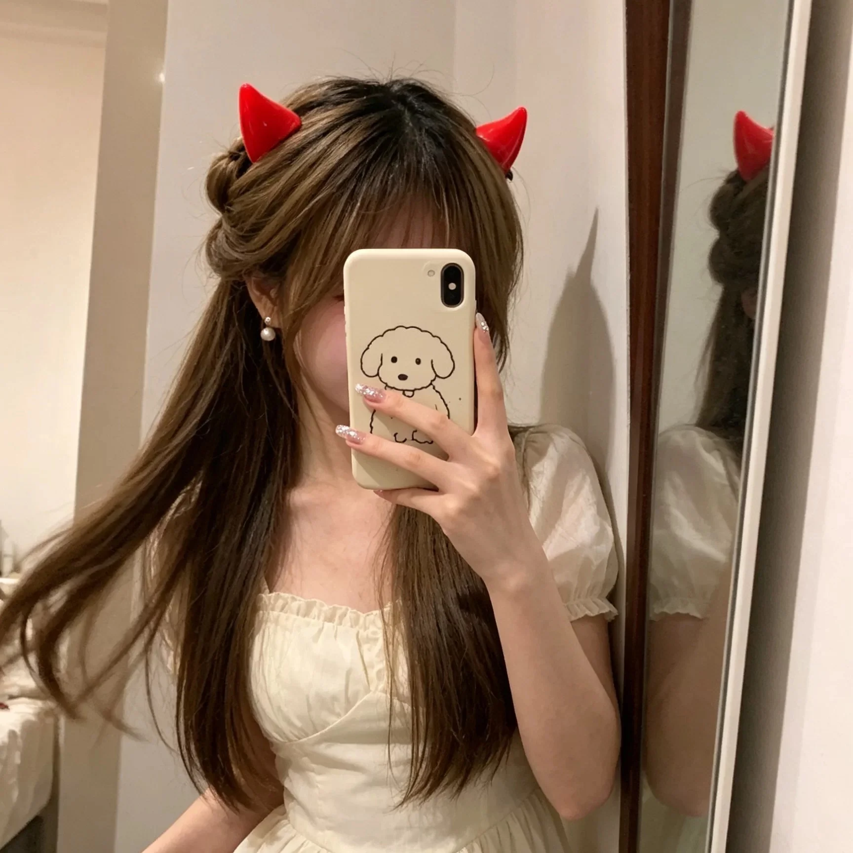 Kleine Dämonen-Cosplay-Haarspangen Ochsenhorn-Haarnadeln Niedliche Gothic-Haarspangen 2 Stück Kostümparty Damen Halloween Styling Haaraccessoires – Detail 8