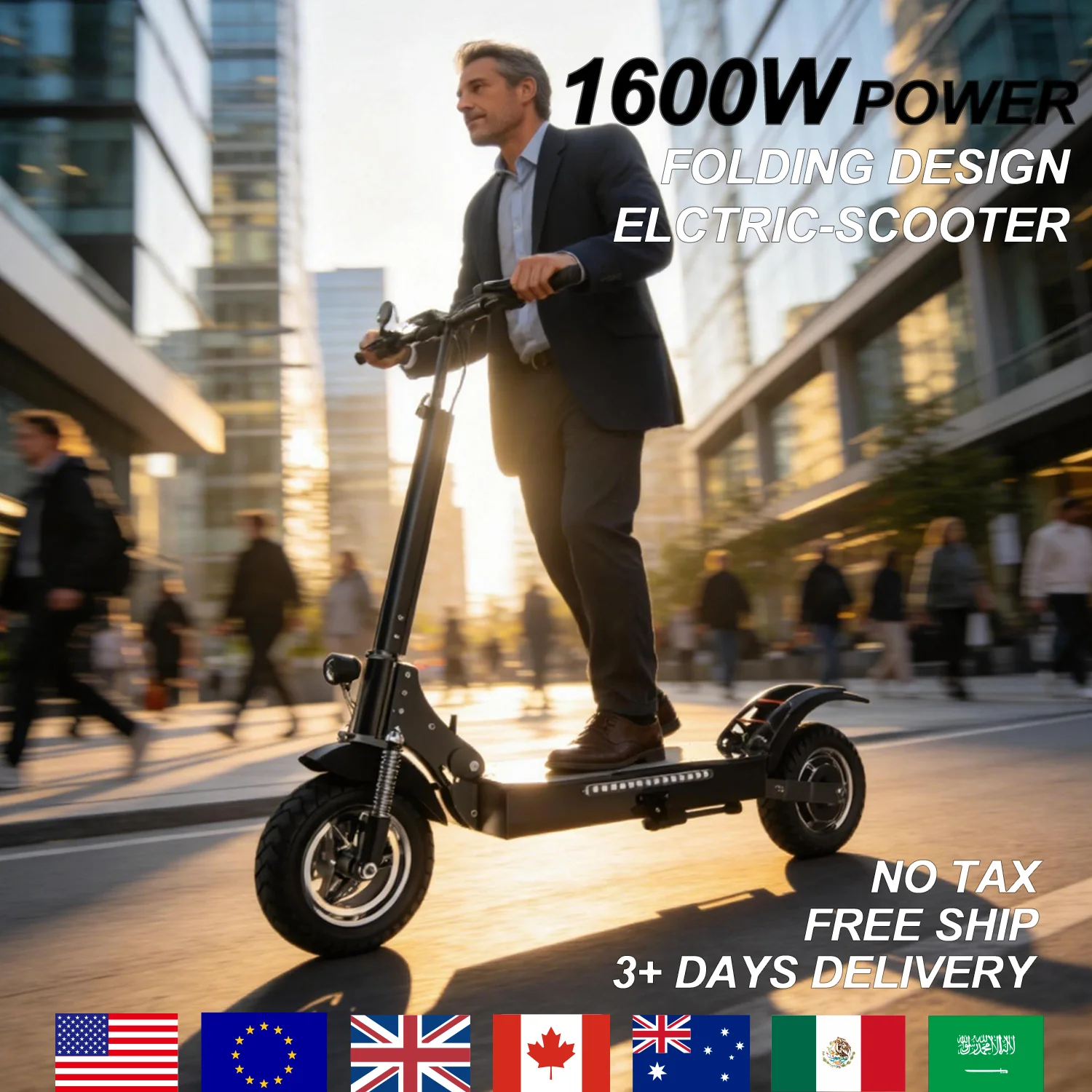 

Commuter Electric Scooter for Adults Disc Brake EABS Folading E-Scooter 23A Big Battery Long Range Electric Scooter For Adults