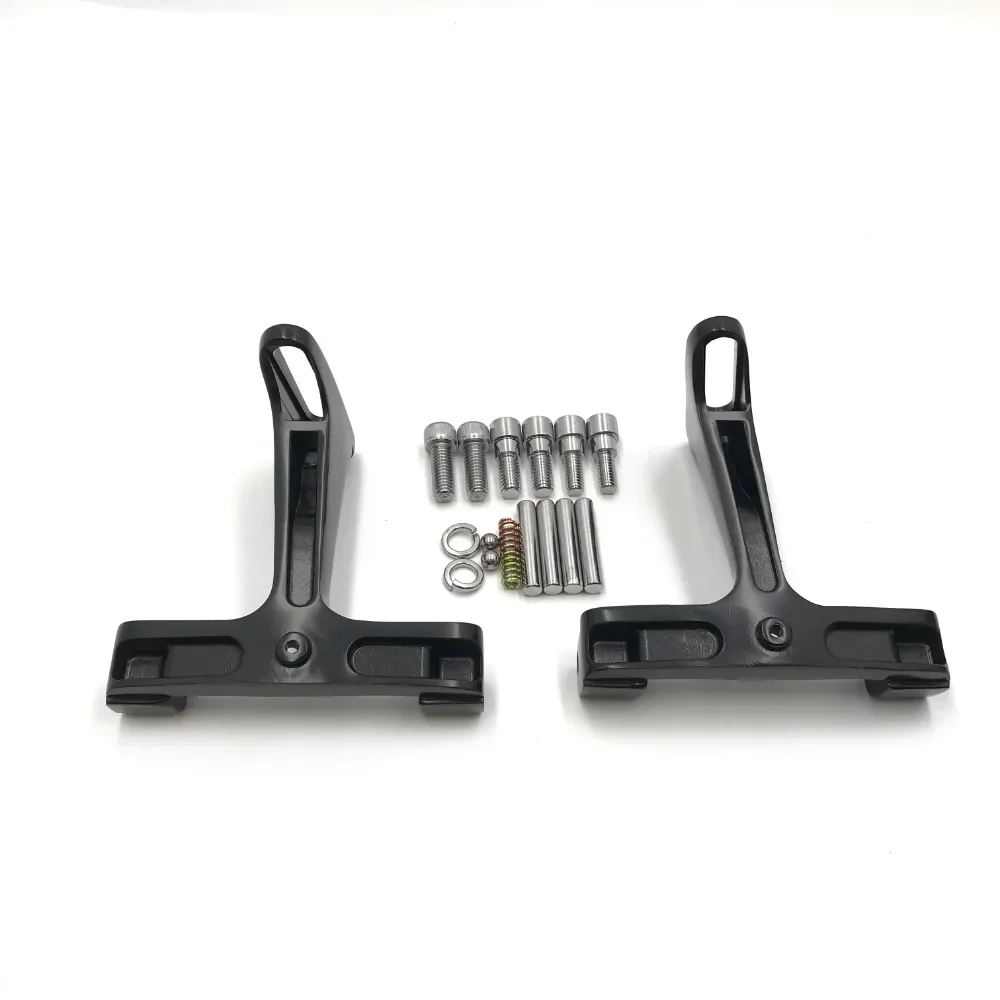 

Motorcycle Parts Passenger Footboard Floorboard Mounting Bracket for Harley Davidson 1993-2019 Touring Trike Chrome Black