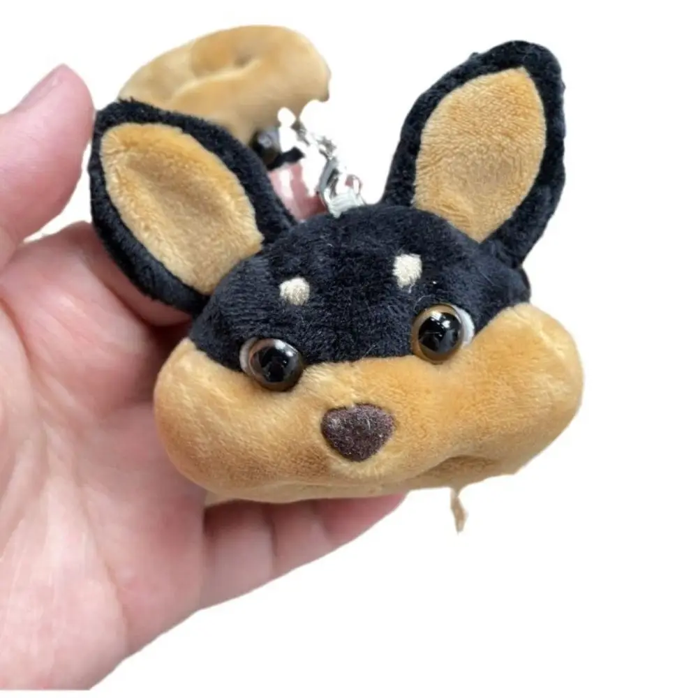 Cartoon Biene Hund Puppe Schlüsselanhänger mit Hut mit Schürze Biene Welpen Tasche Anhänger Mode Plüsch Biene Hund Schlüsselanhänger Auto Zubehör