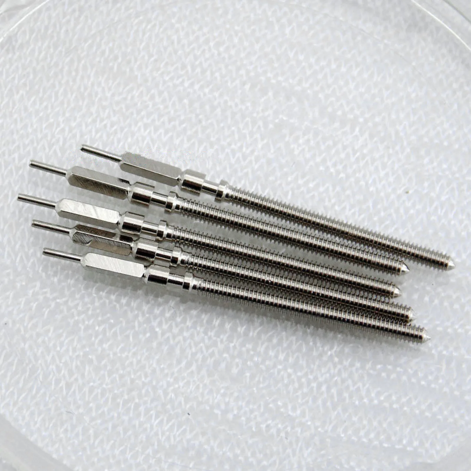 5PCS Watch Winding Stem For ETA 6497 6498 For Seagull ST36 Movement Stainless Steel Watch Stem Replacement Watch Parts
