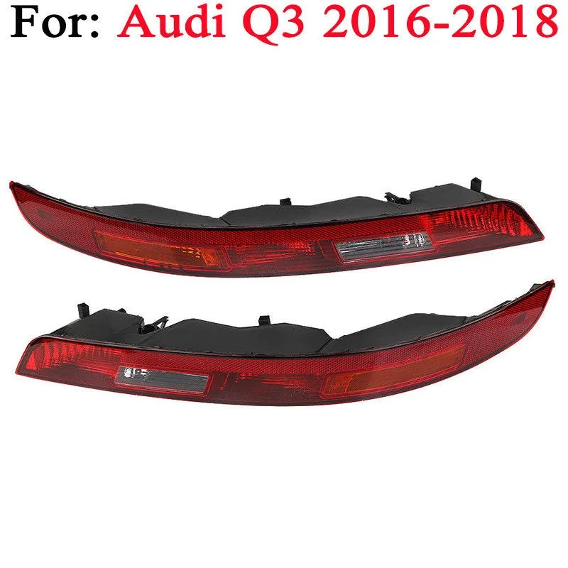 For Audi Q3 2016-2018 Rear Bumper Tail Light Car Reverse Lamp Brake Lights Left Right Side Red 8U0945096B 8UD945095B 8UD945096B