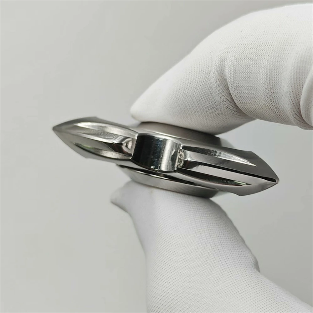 Rensai Rvs EDC Fidget Spinner Anti Stress Speelgoed Fidget Slider ADHD Angst Relief Zintuiglijke Focus Fidgeting Speelgoed