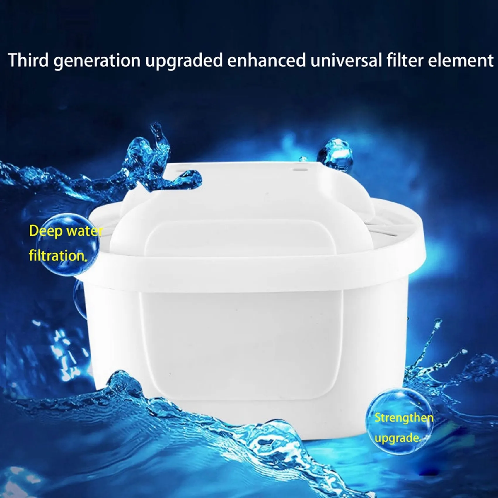 Hot New 4Pcs (NOT for Waterdrop's Jugs) Compatible for All Brita Maxtra+ Jug, for Brita Kettle Universal Filter Cartridge