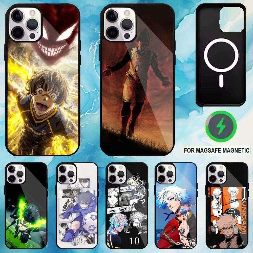 حافظة هاتف كوميكس B-Blue L-Lock لهاتف iPhone17,16,15,14,13,12,11 Plus، Pro Max Magnetic للشحن اللاسلكي Magsafe #1