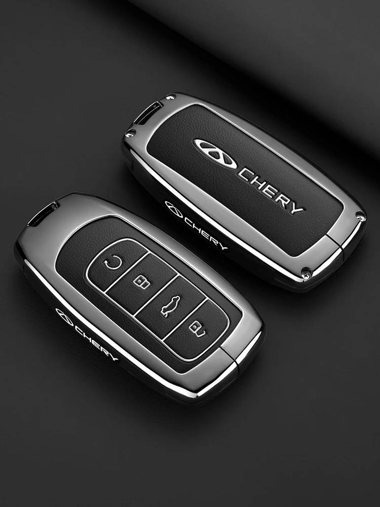 Autoschlüsselhülle für Chery Tiggo 7 8 Pro Max Schlüsselanhänger-Schutz aus Zinklegierung Tiggo 4 Pro 5X Stoßfest Arrizo 5 8 9 Autozubehör – Detail 7