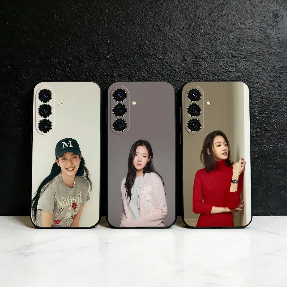 K-Kim G-Go E-Eun  For Samsung S25,S24,S21,S22,S23,S30,Ultra,S20,Plus,Fe,Lite,Note,10,9,5G Black Cover