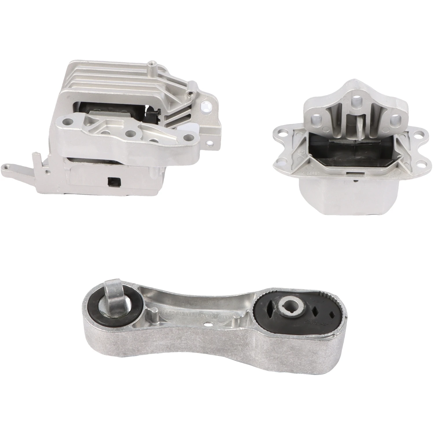 mh. 3 PCS Front Lower Right Engine Transmission Motor Mount Kit For
