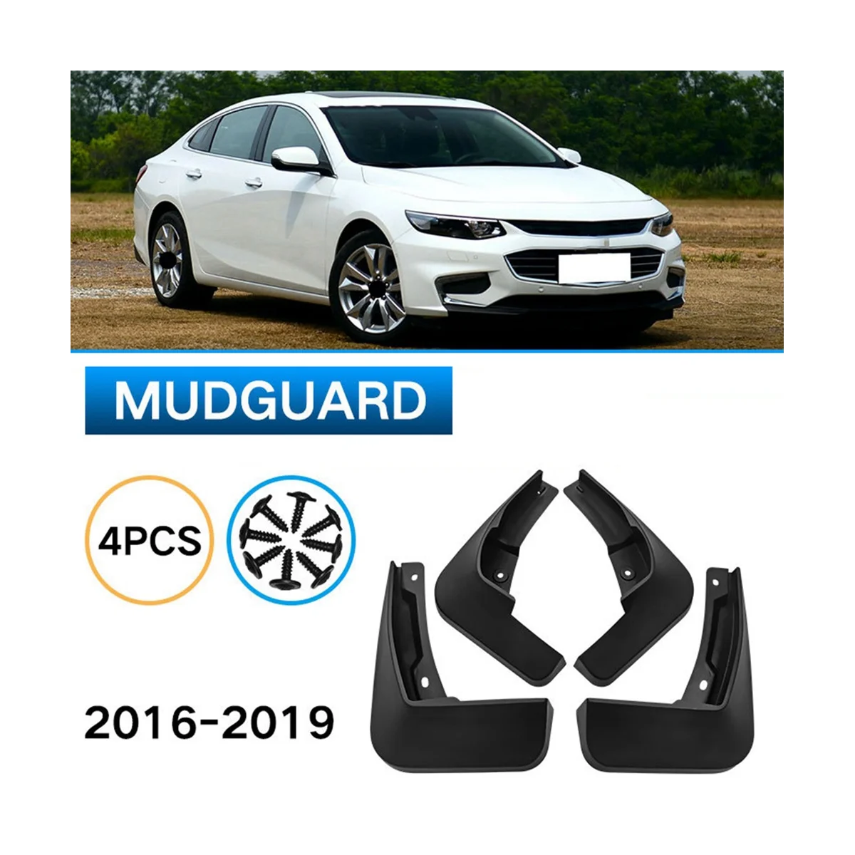 Car Mudflaps Mudguard for XL 2016-2019 Mud Flap Guard Splash Mudguards Auto