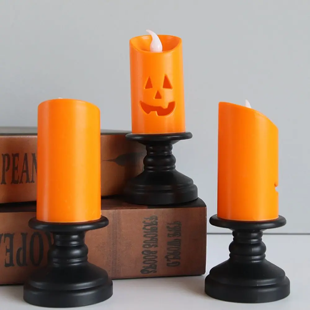 Party Decor 1pc For Home Creative Halloween Decoration Light LED Candlestick Halloween Candle Pumpkin Lantern