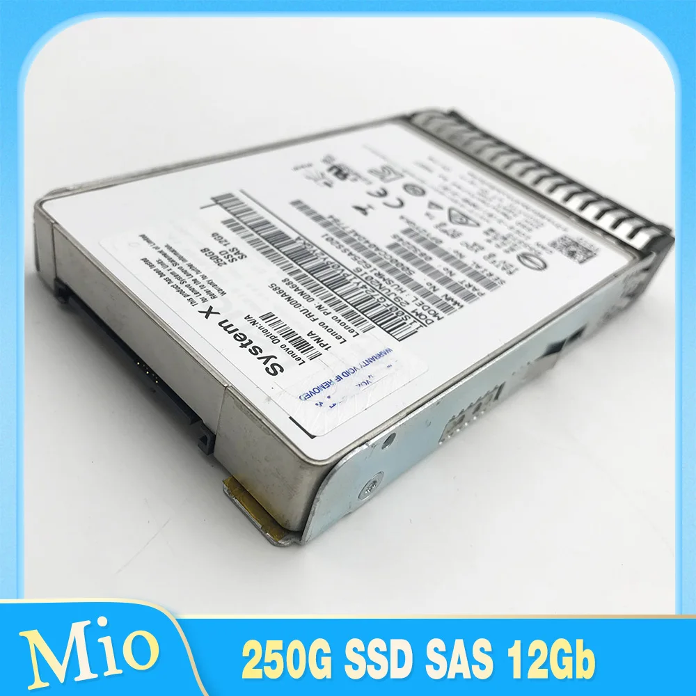 

250GB For Lenovo 00NA685 00NA688 Server Solid State Disk 250G SSD SAS 12Gb