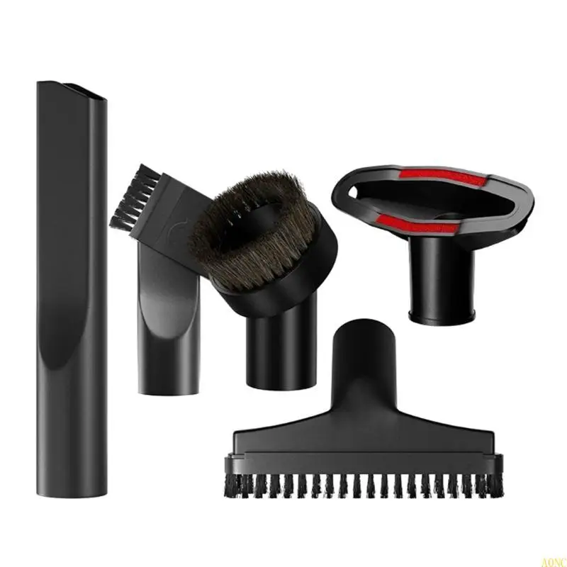 A0NC 6pieces Vacuums rush Cravice Tool включает в себя щетка PP щетка плоская всасывающая насадка