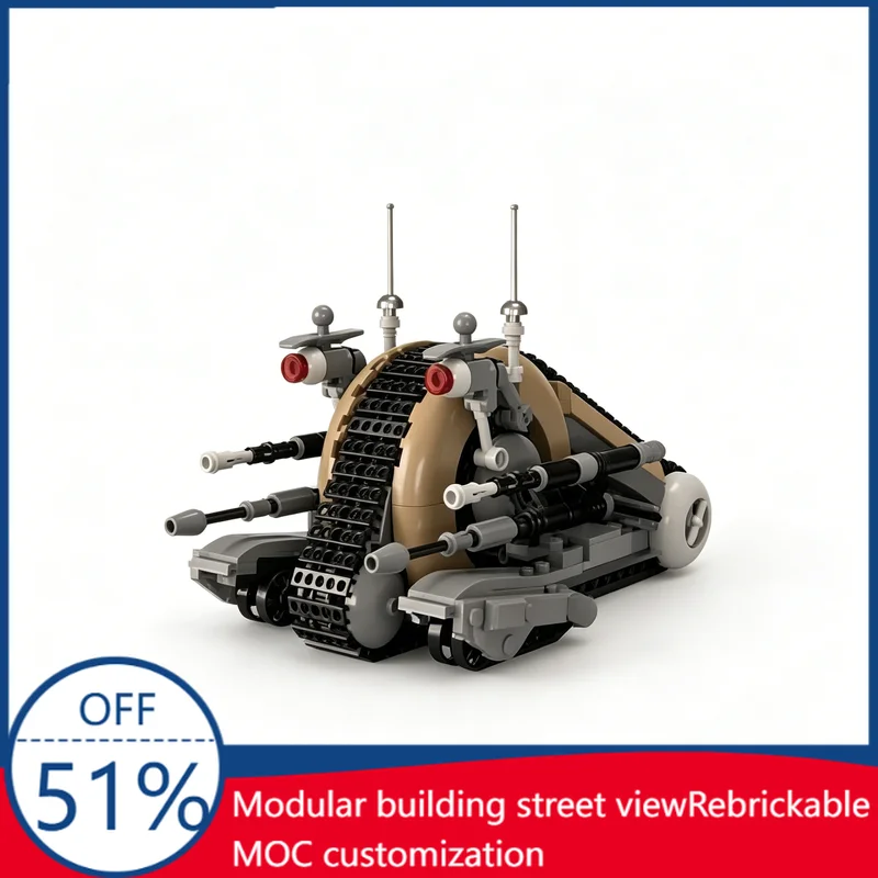 NEU 442-teiliger MOC Corporate Alliance Panzer-Droide Sci-Fi Fahrzeugmodell Baukasten Lernspielzeug Geburtstagsgeschenk
