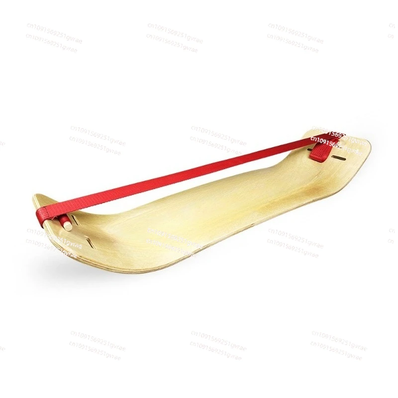 

Flattening with Yoga Balance Board Pilates Fitness Exercise Weaving with Surf Simulation Ski Training Board