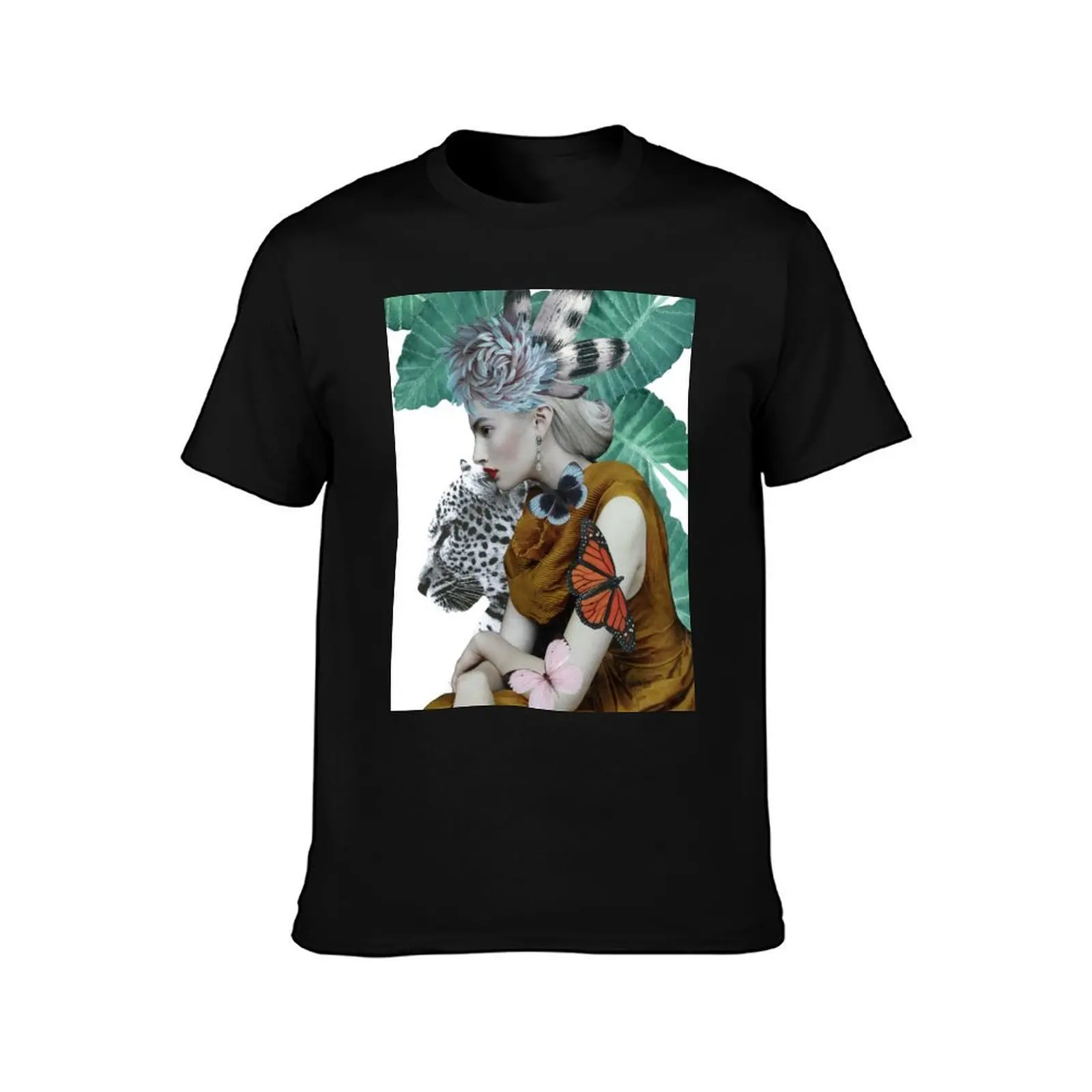 the jungle lady T-Shirt shirts graphic tee blacks anime figures animal prinfor boys mens designer t shirt