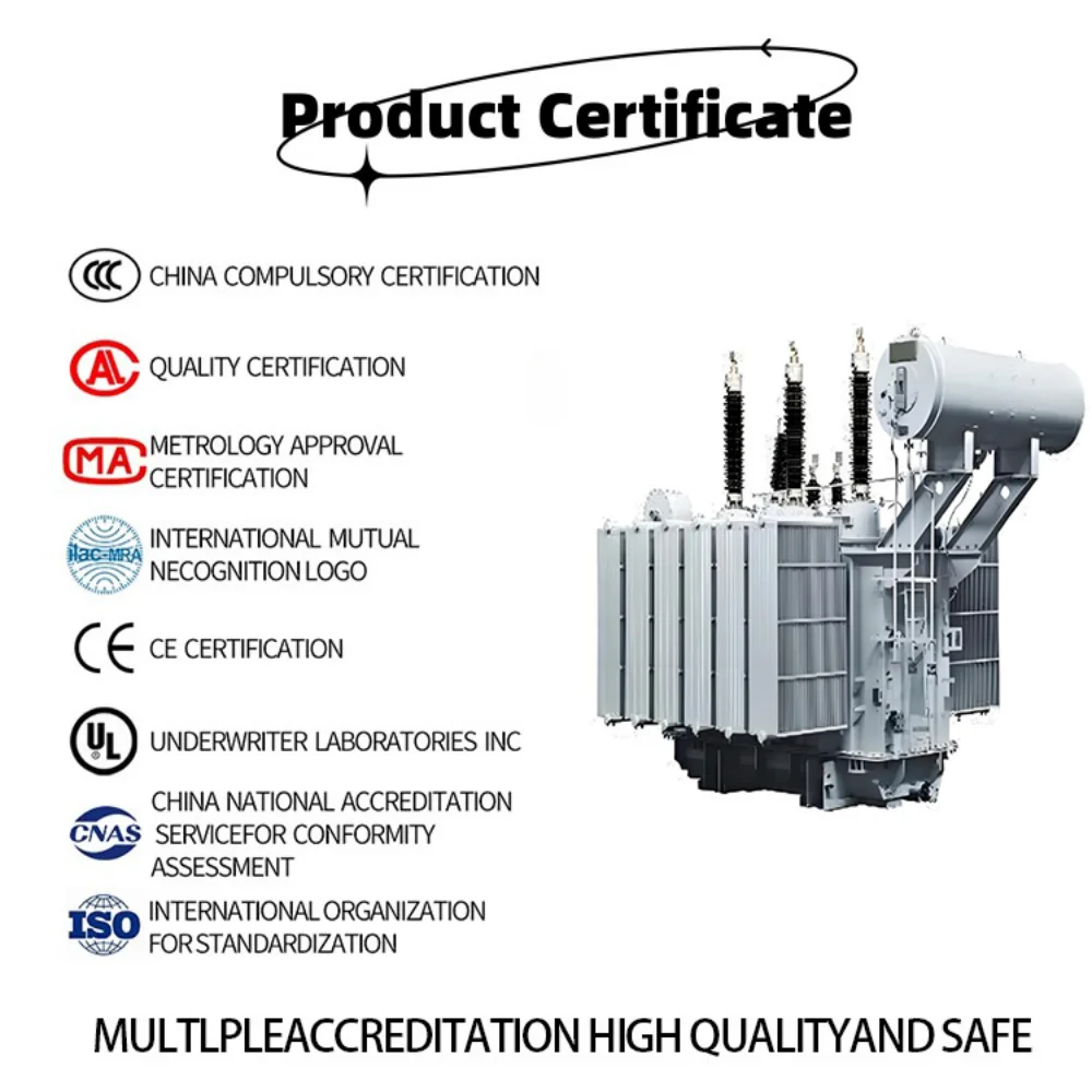 Oil Immersed Transformer Electrical Distribution Transformer Three Phase High Voltage Power Supply Equipment Customized
