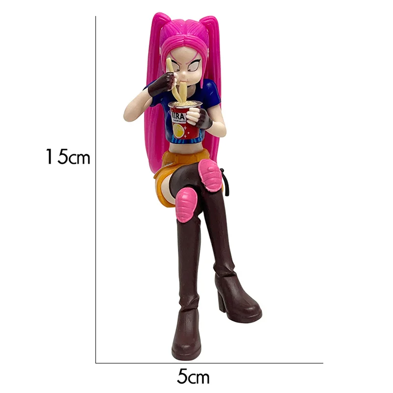 2026new macarrão kpop diabo caçador rumi zoe mira anime policloruro personagem coleção bugigangas de mesa presente das crianças