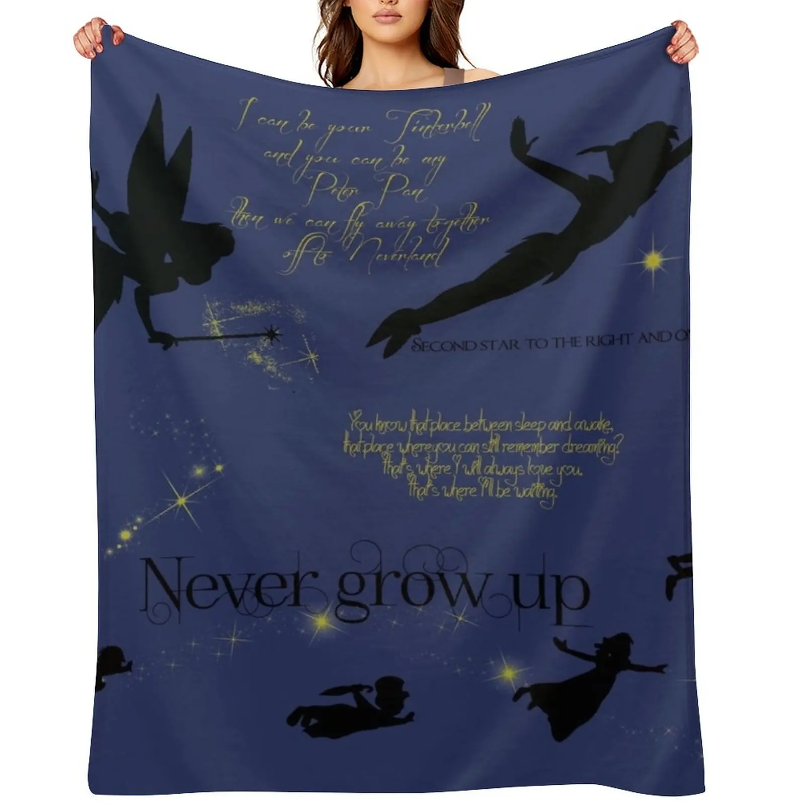 

Neverland Throw Blanket Camping Weighted Furrys heavy to sleep Blankets