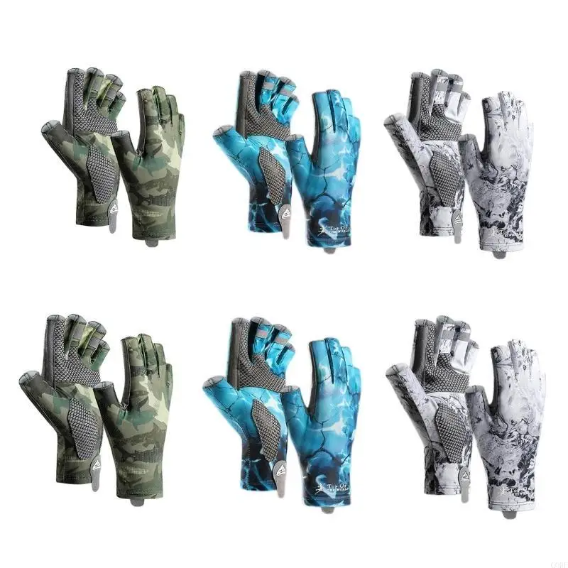 CURMA CASA PESTRA Guantes pesca Guantes transpirables sin dedo Guantes sin dedos