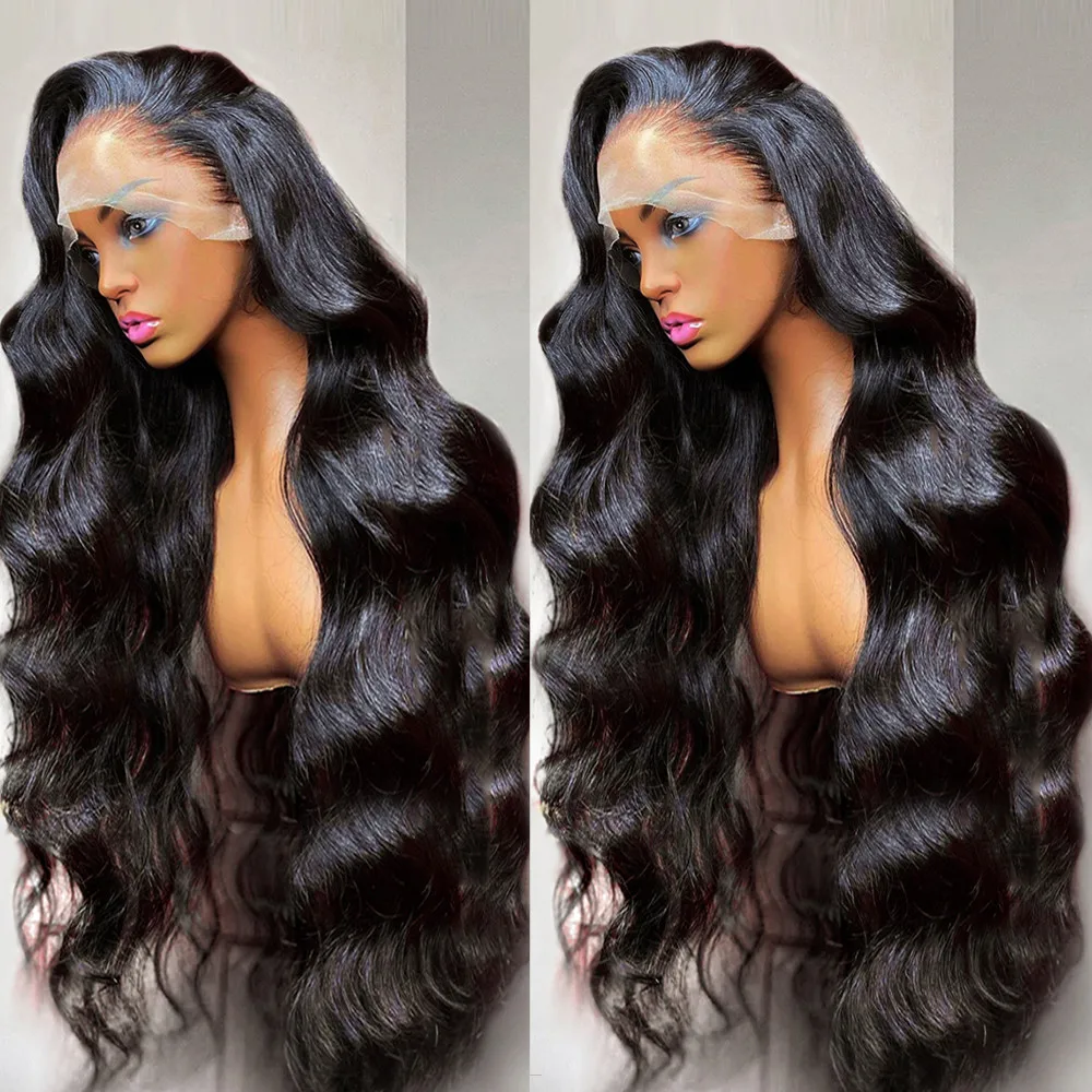 Body Wave Lace Front Human Hair Wig 13x4 13x6 Transparent Hd Lace Frontal Wigs For Women 40 Inch 360 Full Lace Pre Plucked Wigs