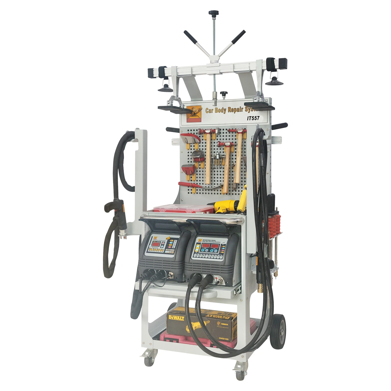 Professional Car Body Repair System for Aluminium and Steel Auto Dent Remover Pulling Machine for Auto Body Repair Equipment