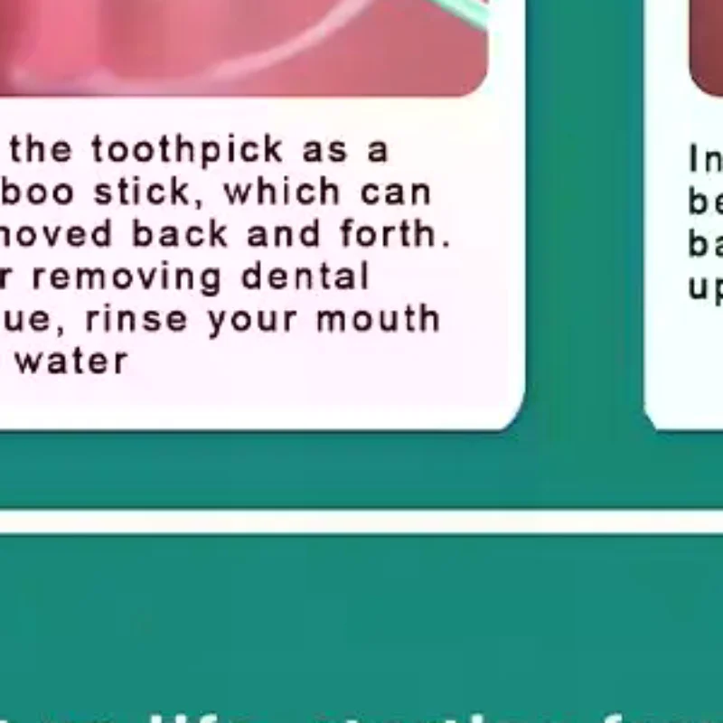 

High-end Disposable Toothpick Brush 200pcs Ultra-fine Portable Family Box Double-head Sticks Toothpick